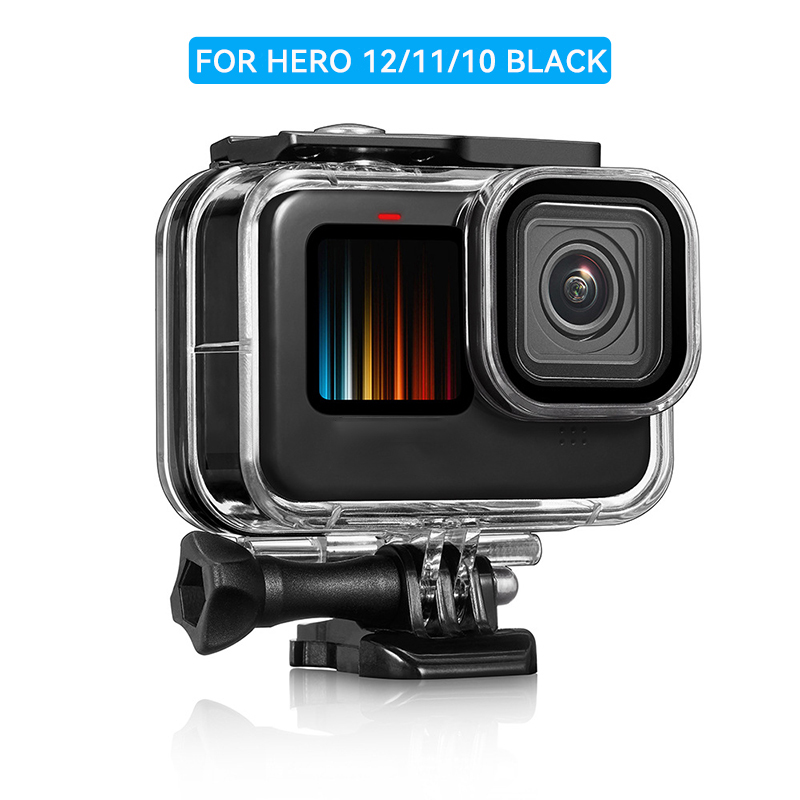 Gopro Action Camera Hero 12 Black - Funda impermeable de 60M para GoPro