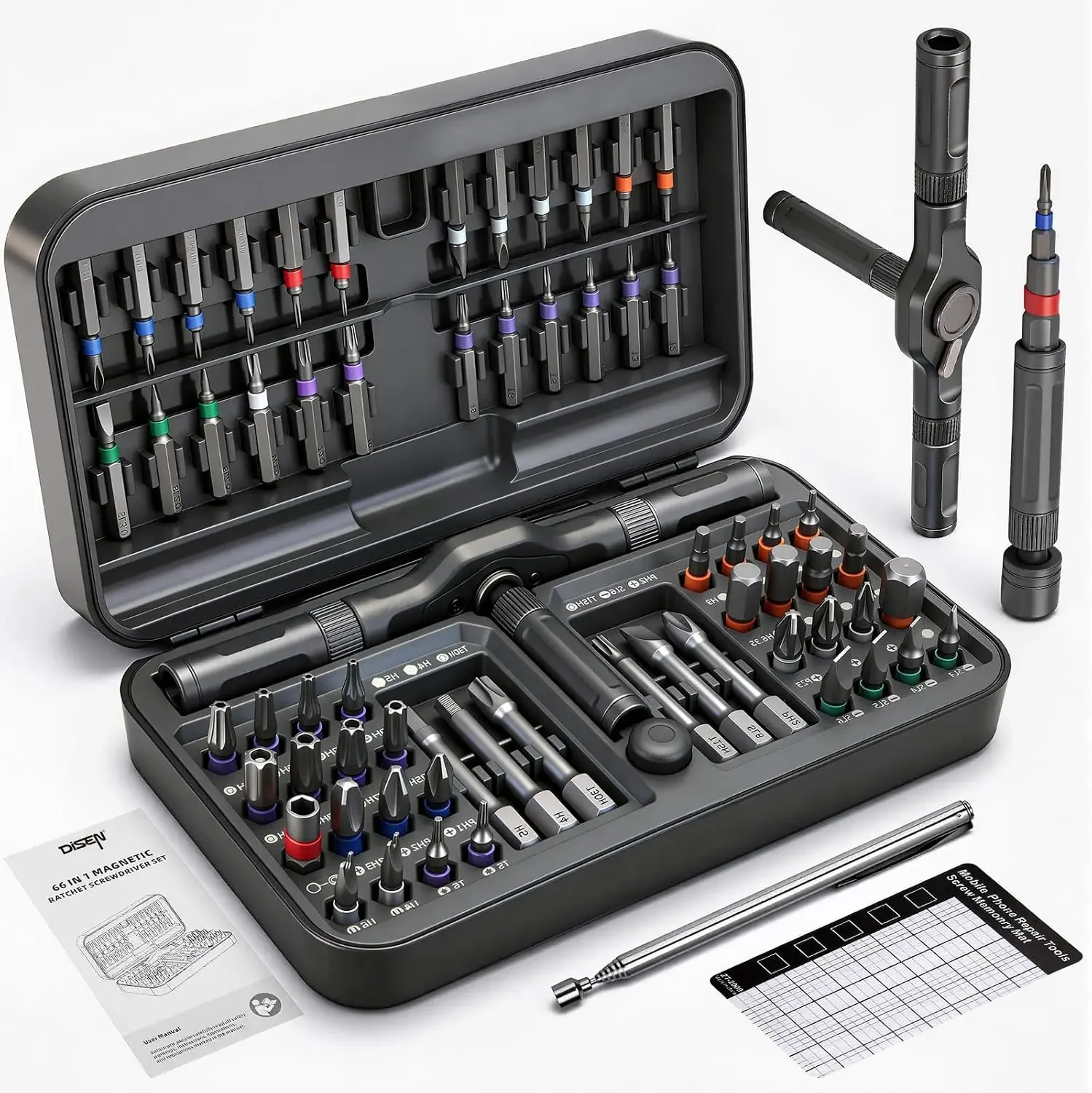 Electronics Repair Game - Juego de destornilladores de trinquete 68