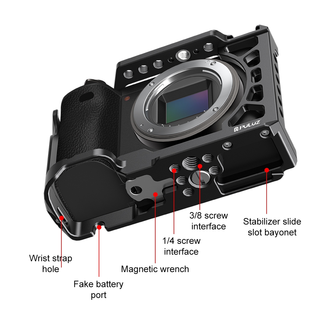 PULUZ-plataforma estabilizador - Sony Camera A6400 reseña y precio