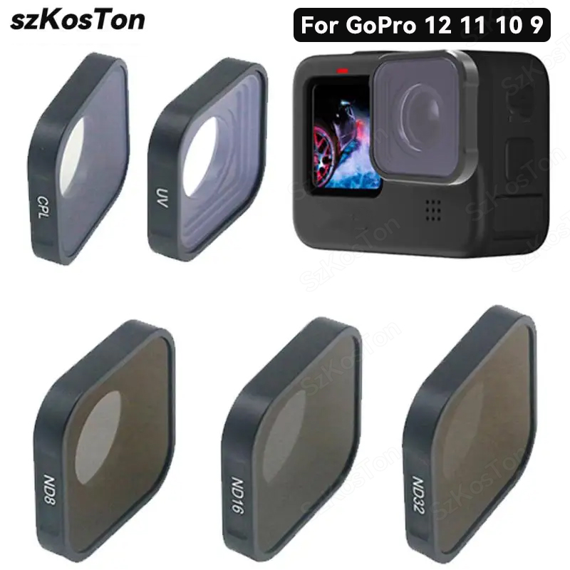 Filtro UV CPL ND8 ND16 ND32 pa - Gopro Action Camera Hero 12 Black reseña y precio