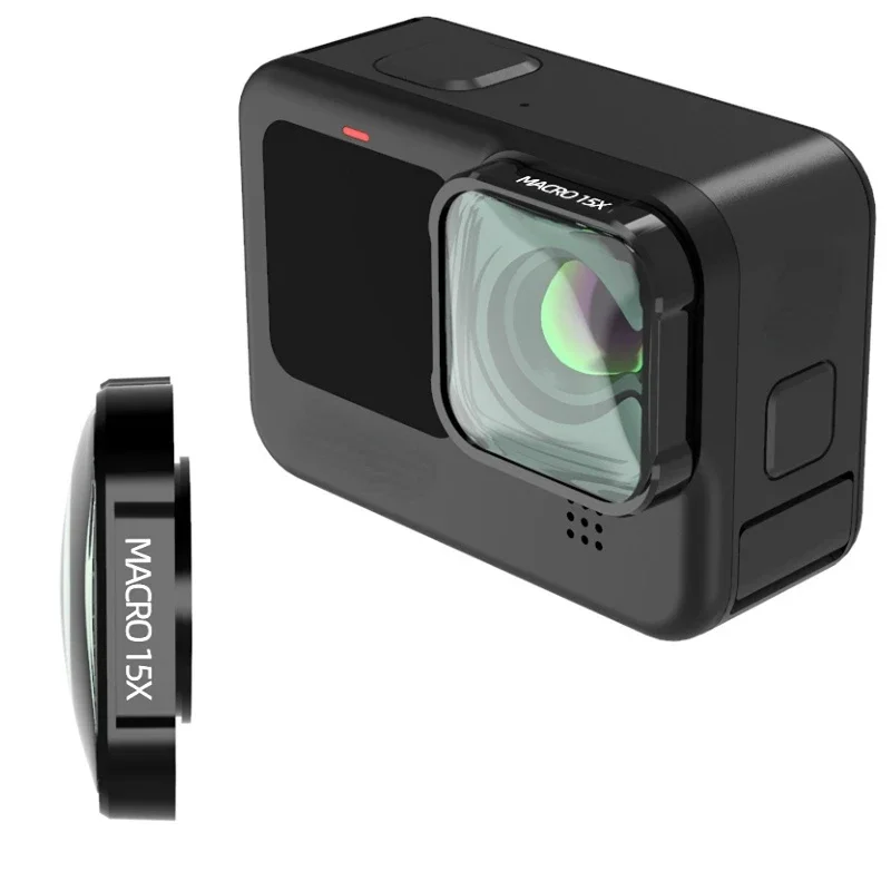 Filtro de lente Macro 15X HD p - Gopro Action Camera Hero 12 Black reseña y precio
