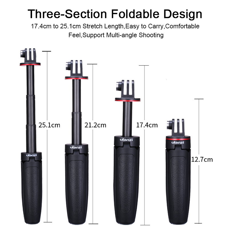 Ulanzi-trípode extensible MT-0 - Gopro Action Camera Hero 12 Black reseña y precio