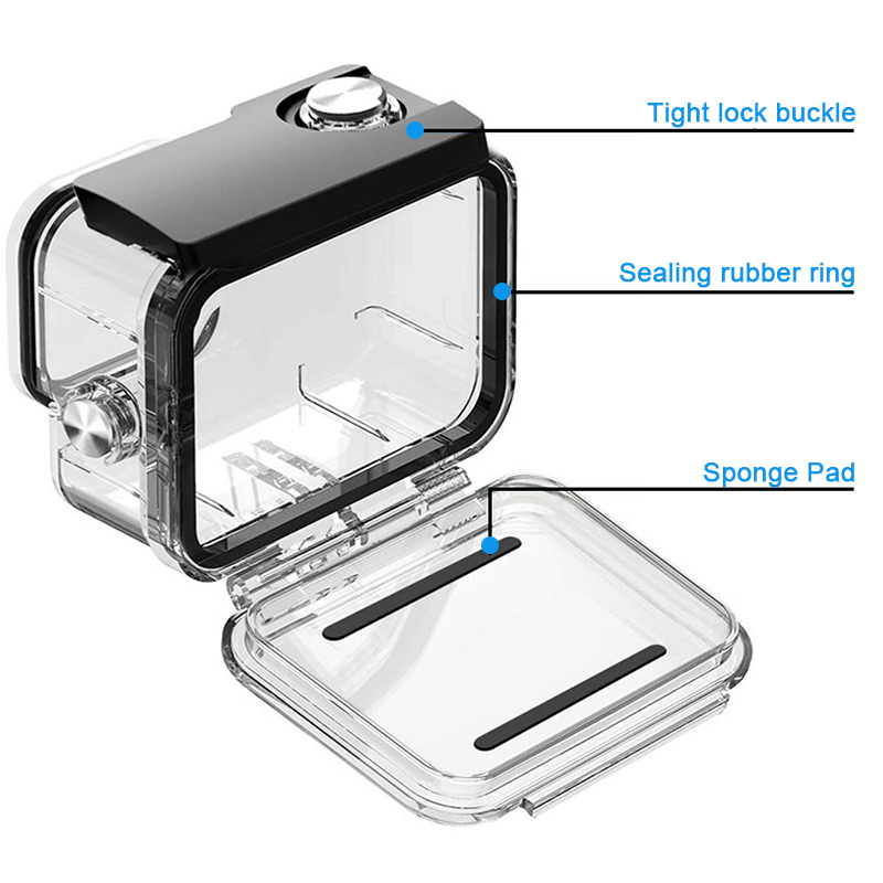 Funda impermeable de 60M para  - Gopro Action Camera Hero 12 Black reseña y precio