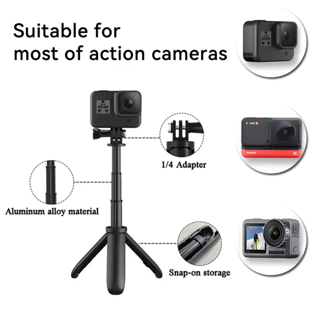 Mini trípode extensible, trípo - Gopro Action Camera Hero 12 Black reseña y precio