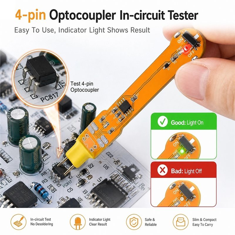 Probador de Optoacopladores B2 - Electronics Repair Online reseña y precio