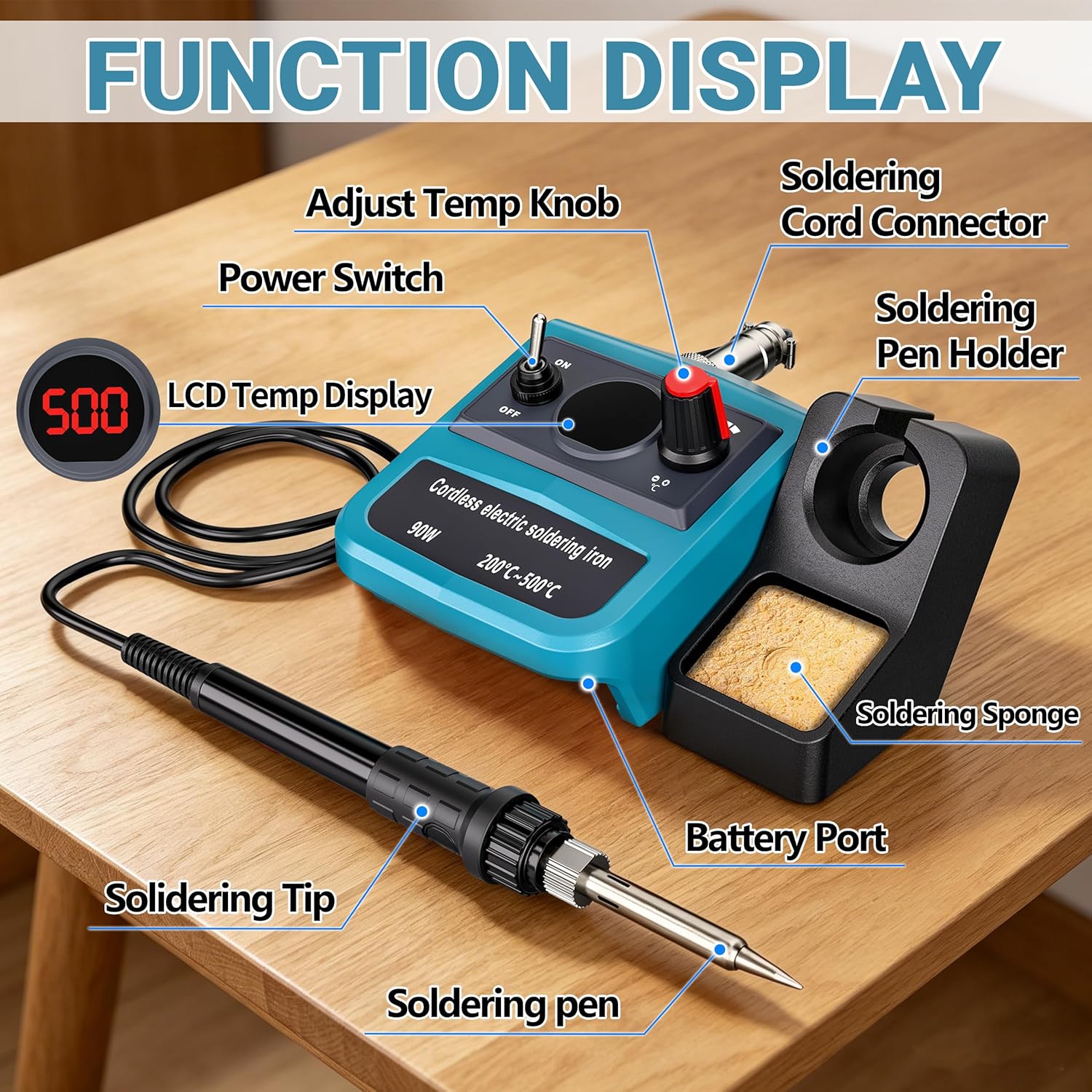 Kit de Soldador Inalámbrico Di - Electronics Repair Kit reseña y precio