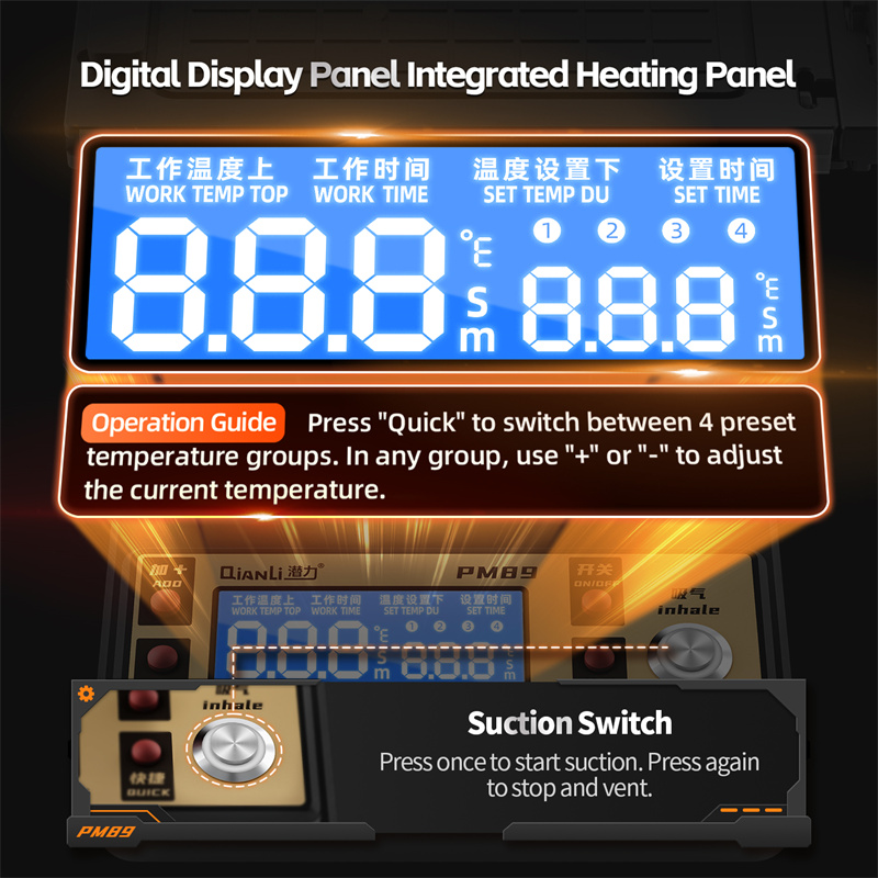 QianLi PM89 360 °   Separador  - Screen Separator Machine reseña y precio